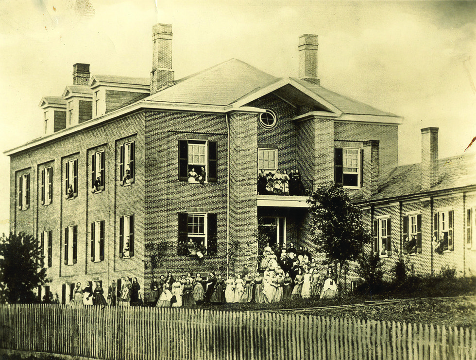 1866 Pinkerton Hall Teachers and Students.jpg