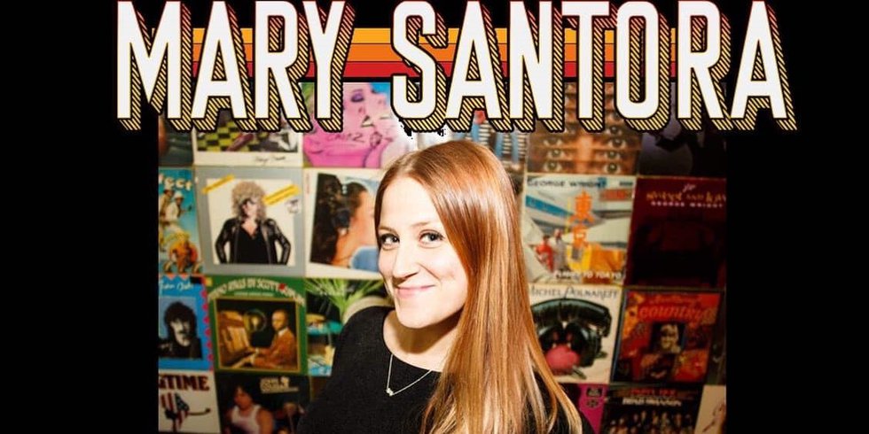 Comedian Mary Santora at Planet of the Tapes! Banner.jpg