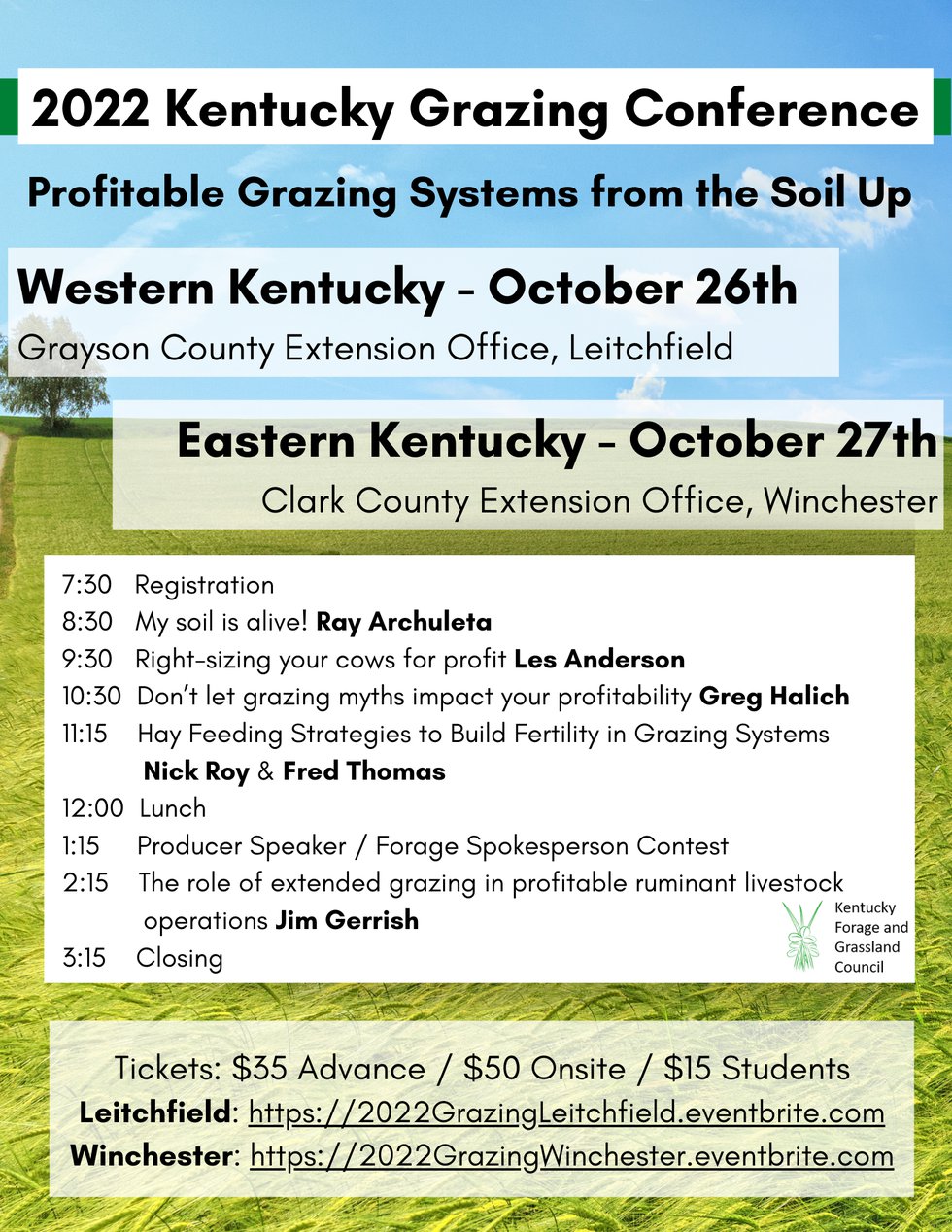 Fall Grazing Conference